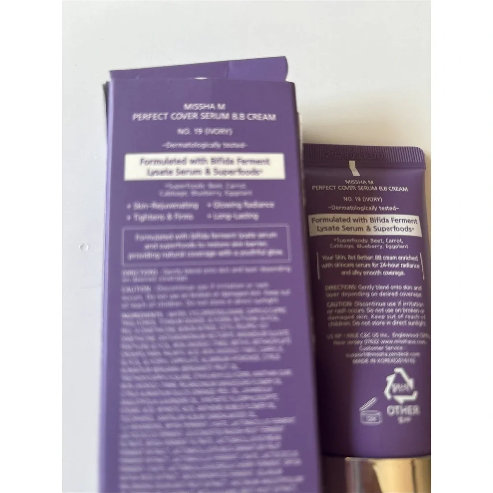 MISSHA M PERFECT COVER SERUM BB CREAM -19 IVORY-  Korean Makeup